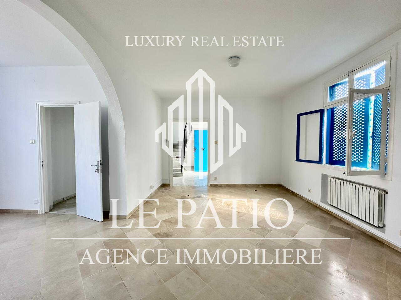 Carthage Sidi Bousaid Location Maisons Villa s3 avec jardin a sidi bou said