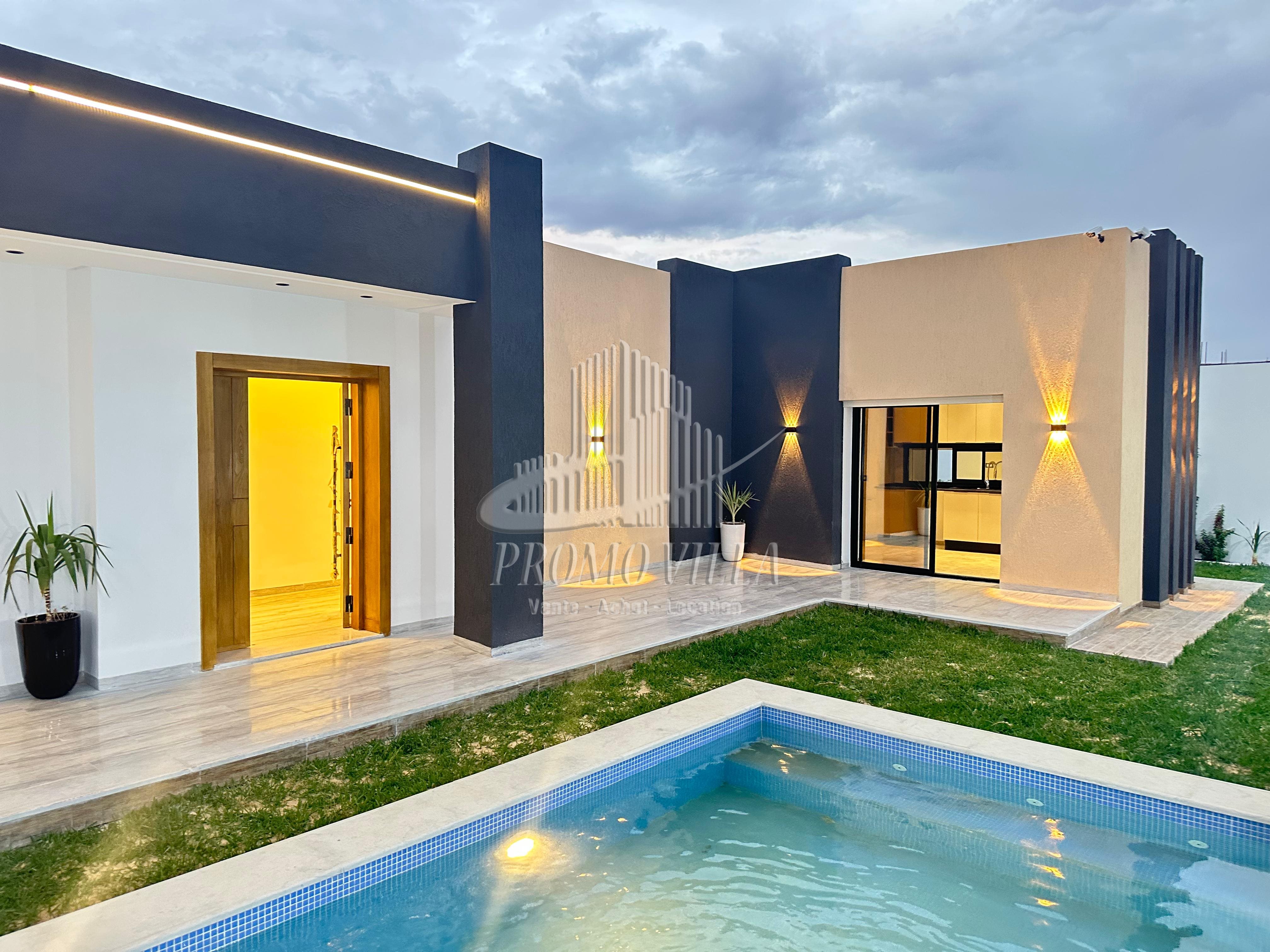 Hammamet Hammamet Vente Maisons Villa plein pieds nouvellement construite