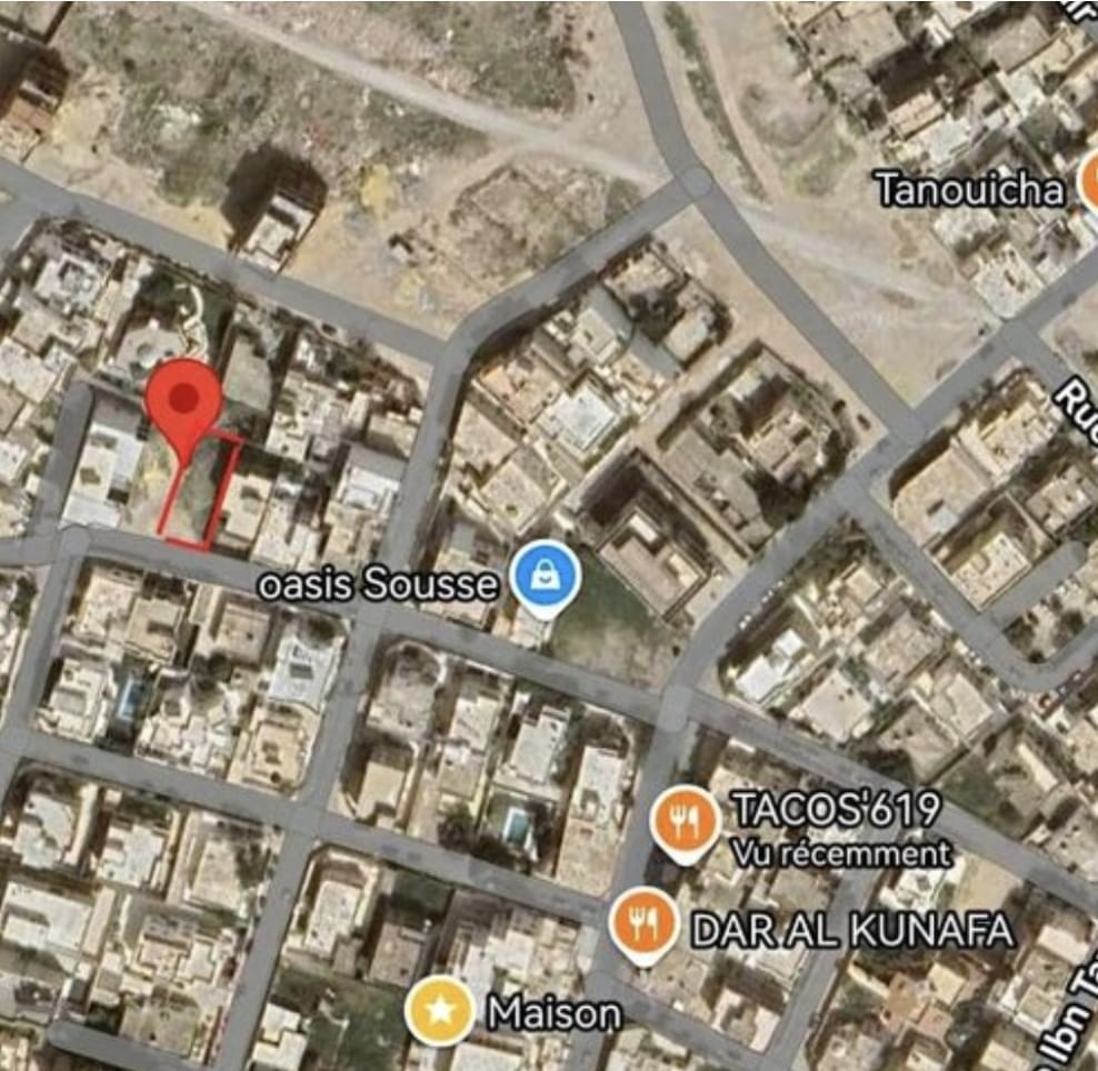 Sousse Jaouhara Sousse Khezama Terrain Terrain nu Beau terrain 363 m2 khezama