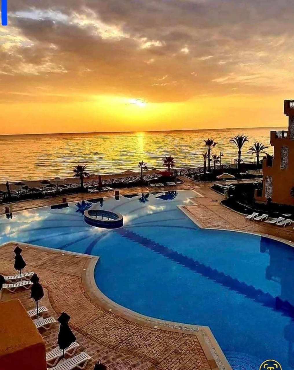 Akouda Chatt Meriem Vente Appart. 3 pices S2 de charme avec piscine et vue mer chatt mariem