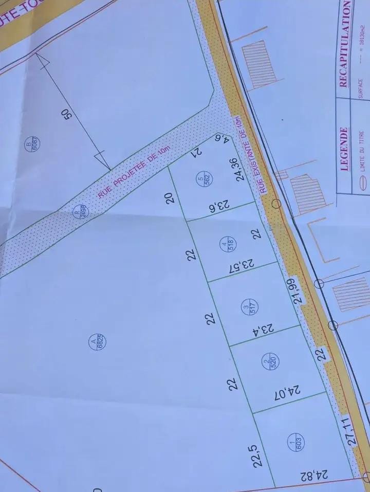 Akouda Chatt Meriem Terrain Terrain nu Terrains constructibles  3min de mer chatt mariem