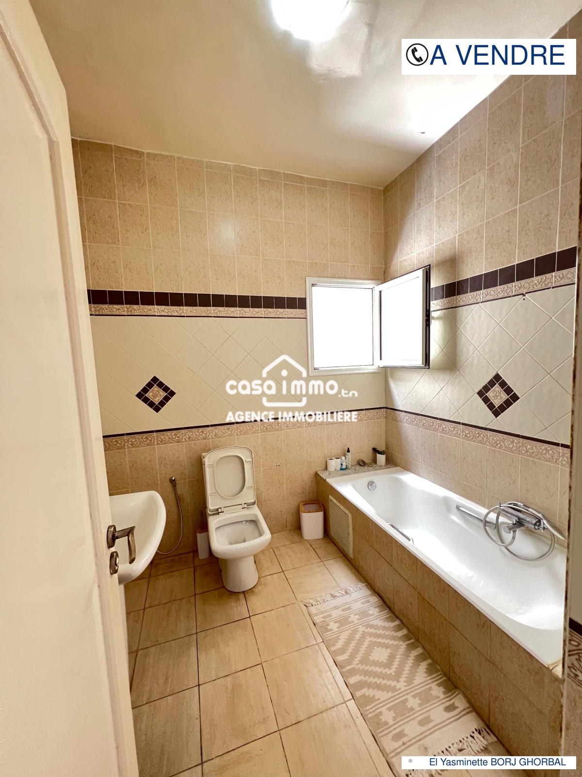 Nouvelle Medina El Yasminette Vente Appart. 3 pices Etage de villa s3 1er etage