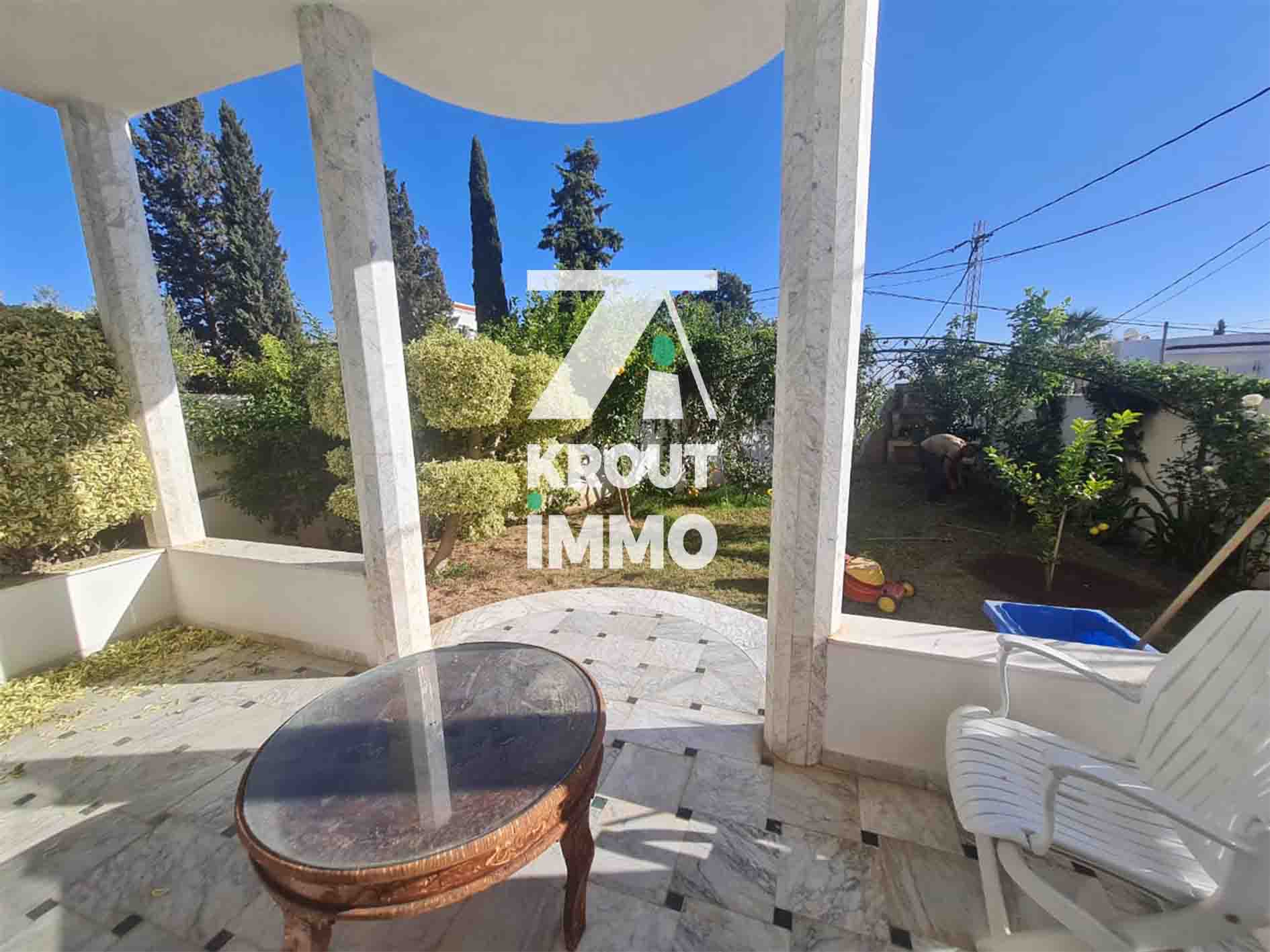 El Menzah El Manar 1 Vente Maisons Une villa derrire mosque ibrahim el khalil