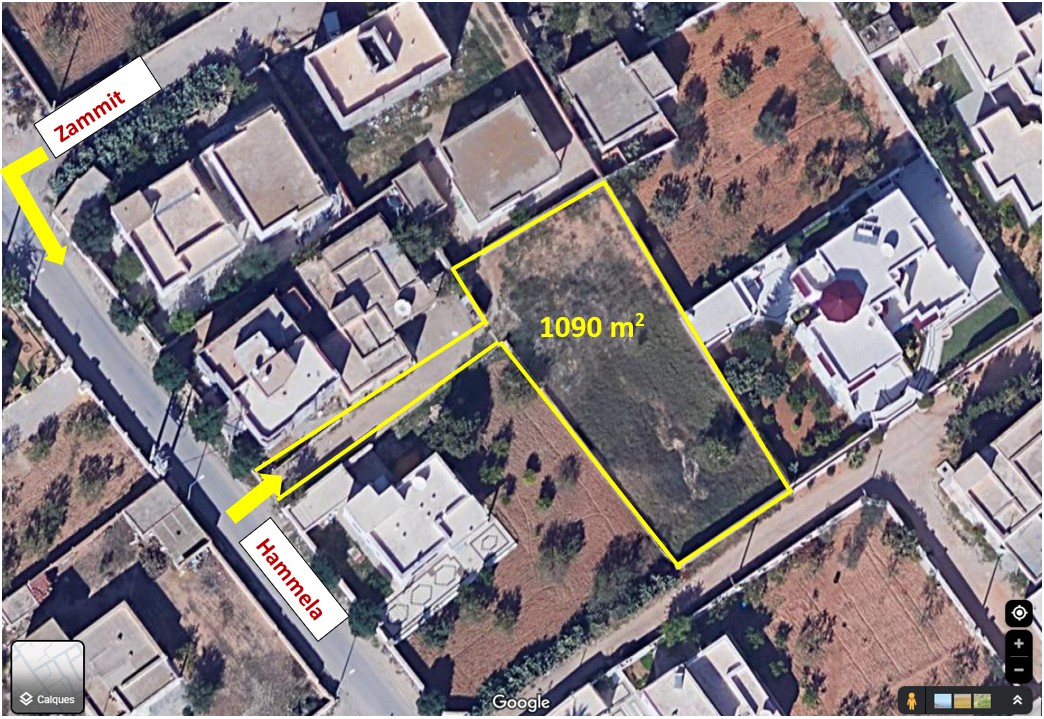 Sakiet Ezzit Sakiet Ezzit Terrain Terrain nu Terrain nu cltur 1090 m2 sakiet ezzit essedra