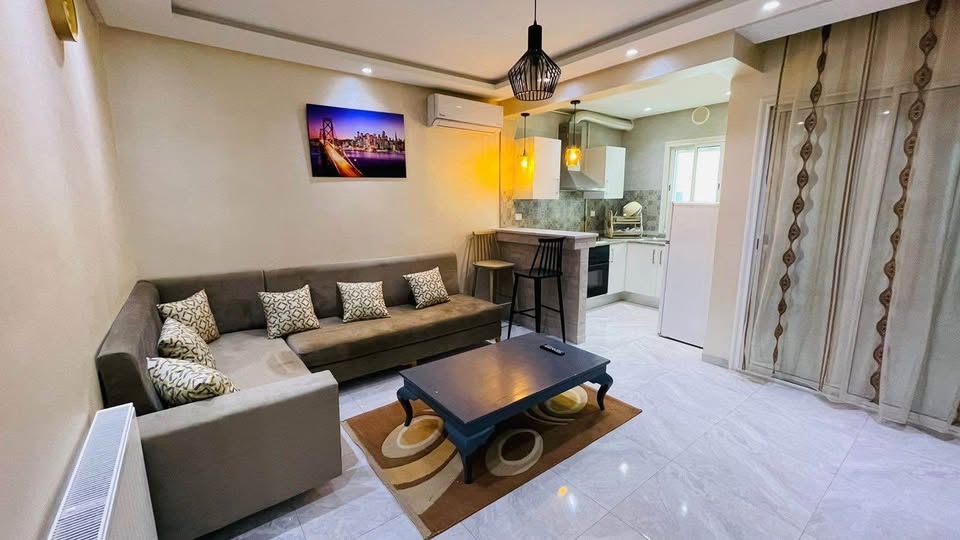 La Marsa El Aouina Location Appart. 1 pice S plus 1 cite el wahat meuble