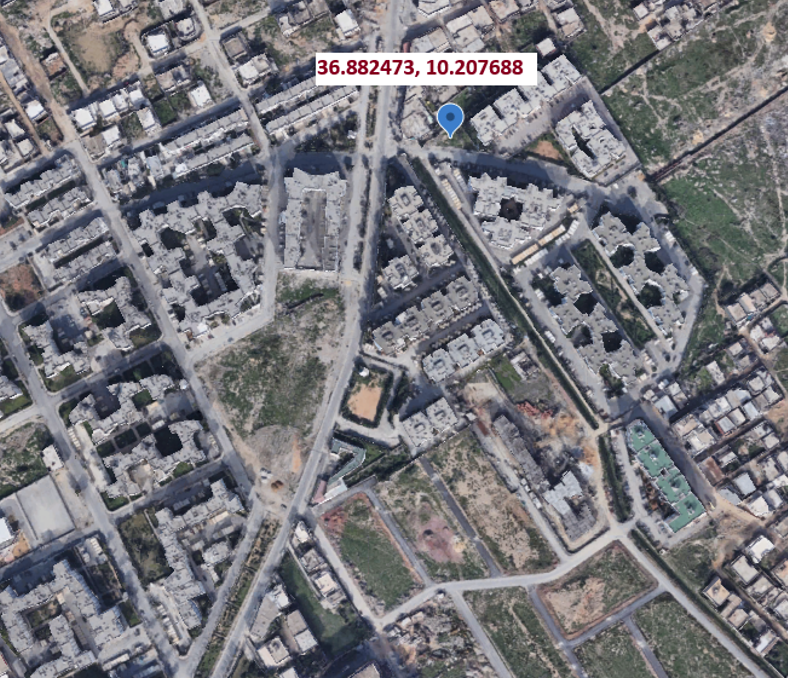 La Soukra Cite Hedi Nouira Vente Surfaces Terrain commerciale  lotissement al khalil