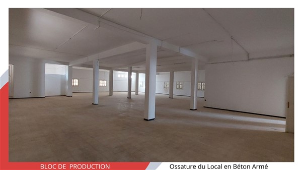 Hammam Chatt Bir El Bey Terrain Terrain nu Local industriel 630 m2 sur 2865  bir elbey