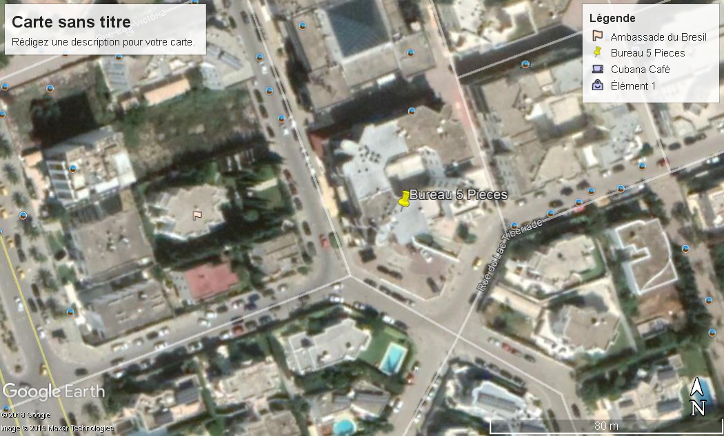 La Marsa Berge Du Lac Location Appart. 4 pices Bureau  s 3   lac i    emplacement idale