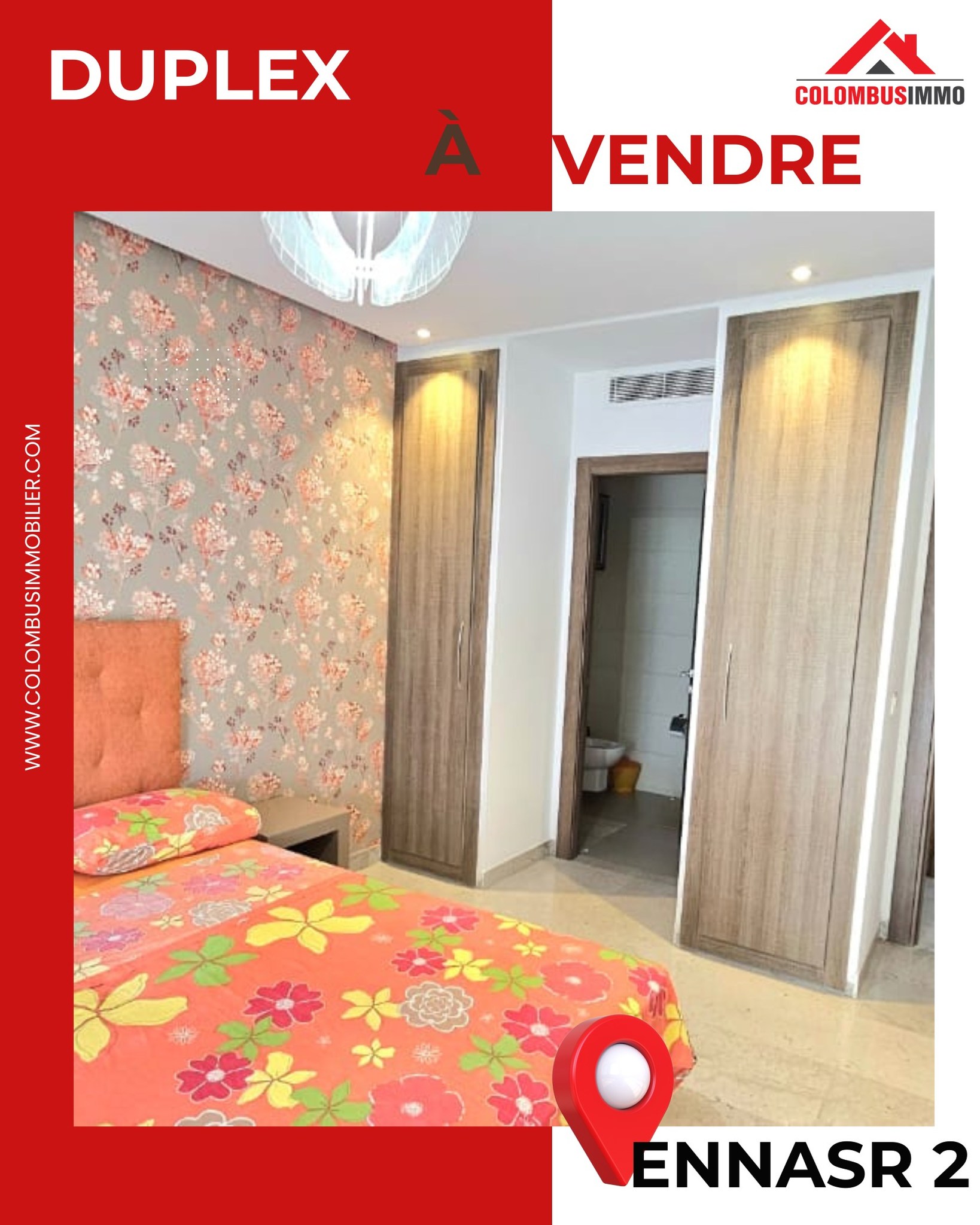 Ariana Ville Cite Ennasr 2 Vente Duplex Duplex  ennaser 2