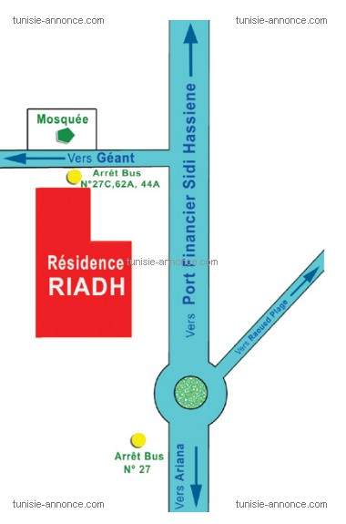 Raoued Borj Touil Location Duplex Al duplex jumel neuf  borj touil