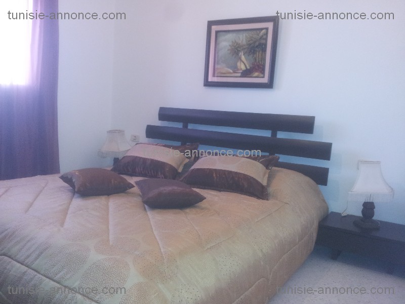 Akouda Chatt Meriem Location vacances Appart. 1 pice Appartement meubl pieds dans l'eau