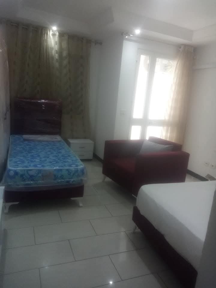 Bab Bhar Republique Location Appart. 3 pices App hall 3 haut standing meuble pres rue palestine