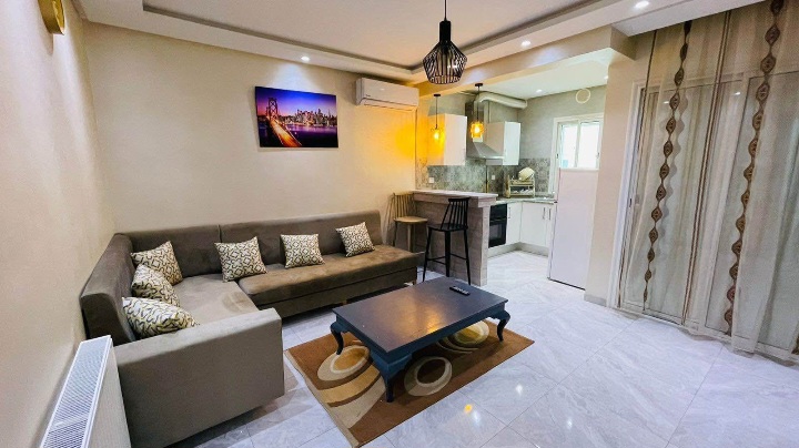 Ain Zaghouan Ain Zaghouan Location Appart. 2 pices S1 meuble cite les palmeraies