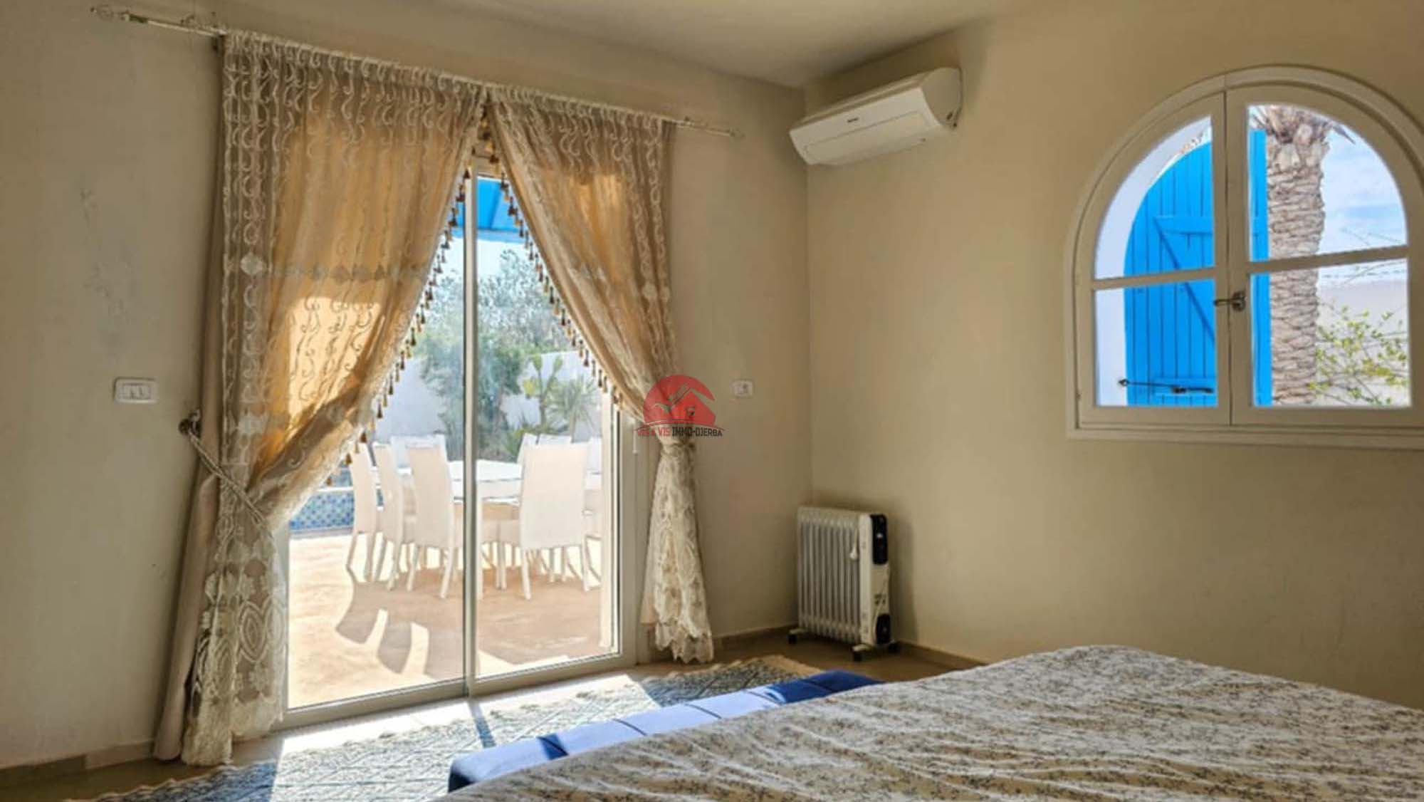 Djerba - Houmet Essouk Djerba  Location Maisons Villa avec piscine a houmt souk djerba ref l768