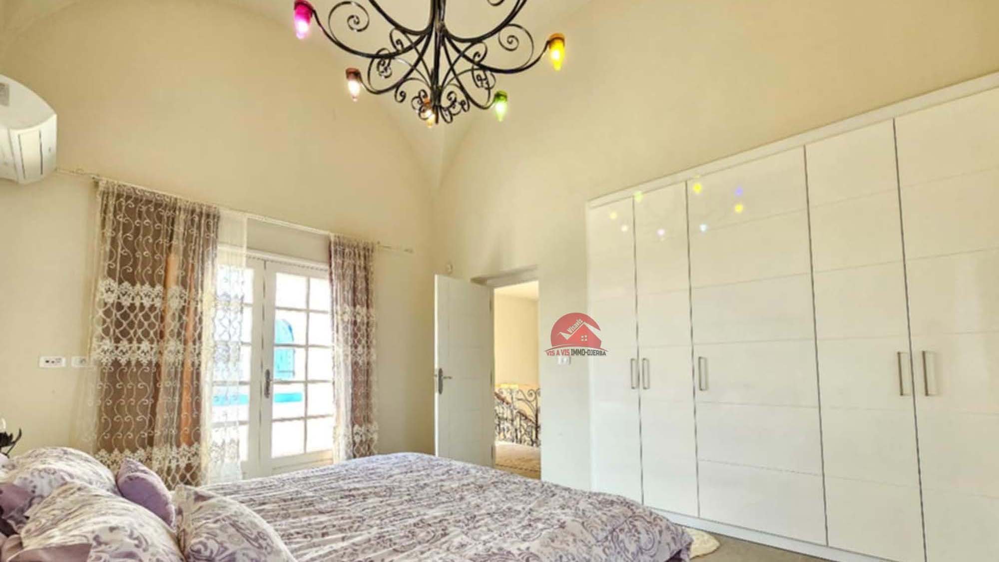 Djerba - Houmet Essouk Djerba  Location Maisons Villa avec piscine a houmt souk djerba ref l768