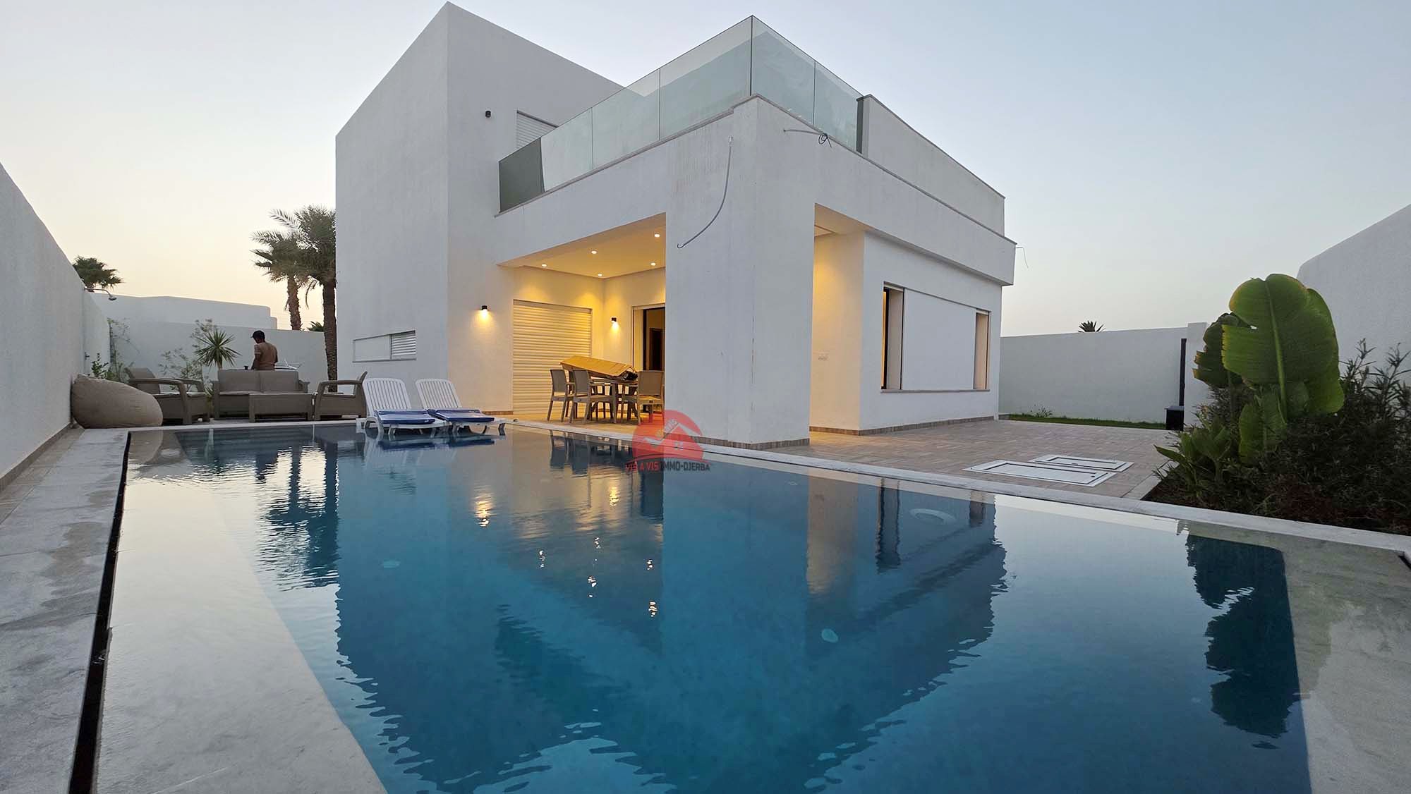 Djerba - Houmet Essouk Mezraya Vente Maisons Villa neuve en zone touristique mezraya djerba za
