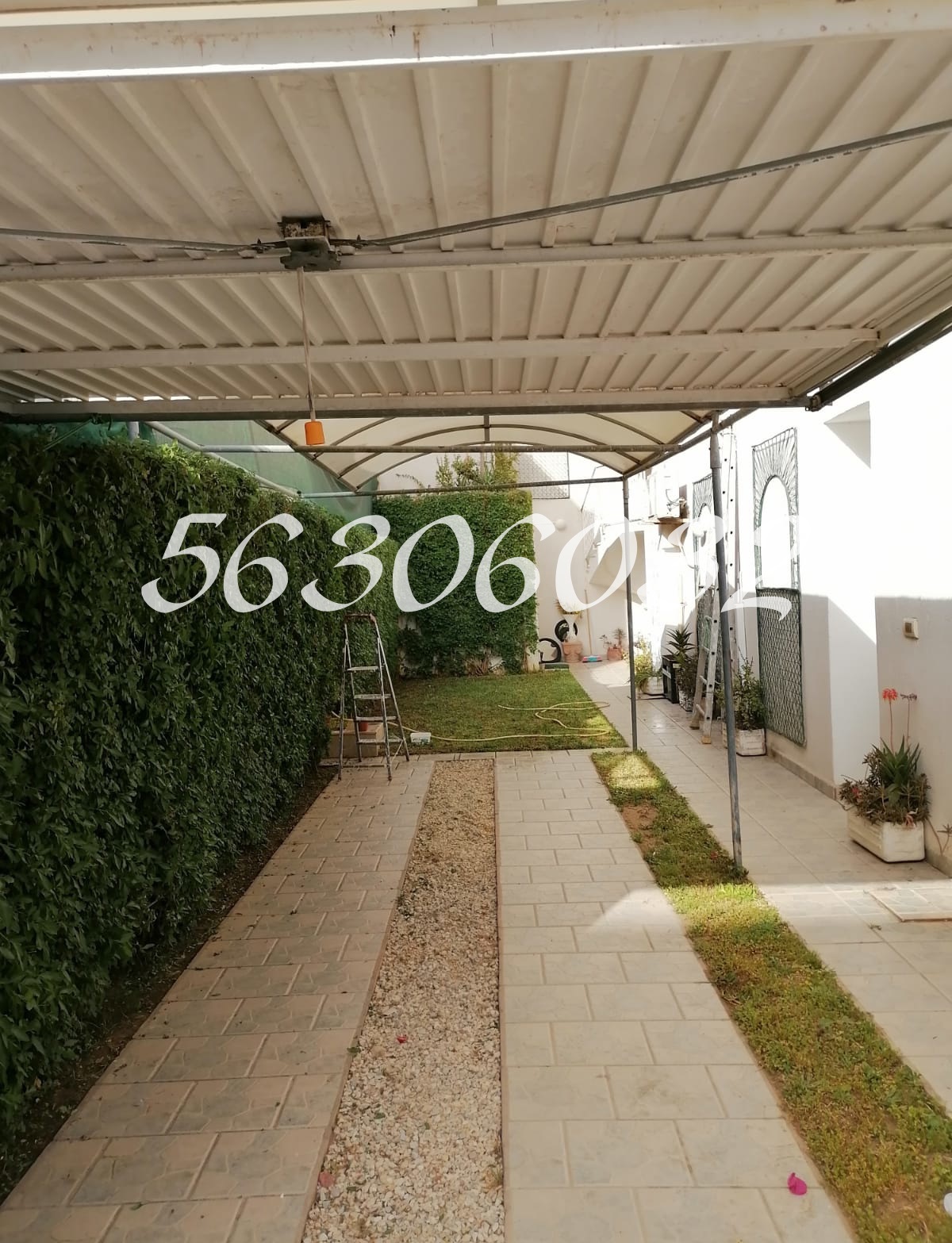La Marsa El Aouina Location Appart. 4 pices Rdc de villa s3 avec jardin