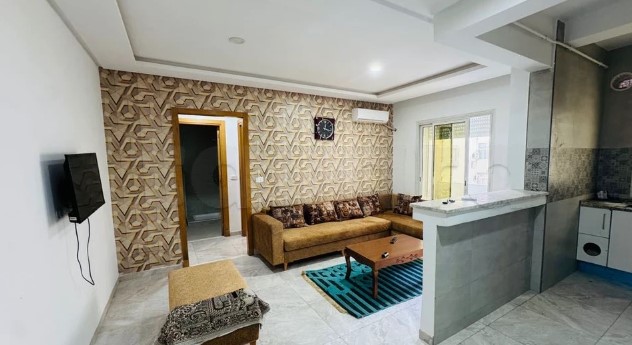 La Marsa El Aouina Location Appart. 2 pices Appartement s1 meubl  lwahat zayatine