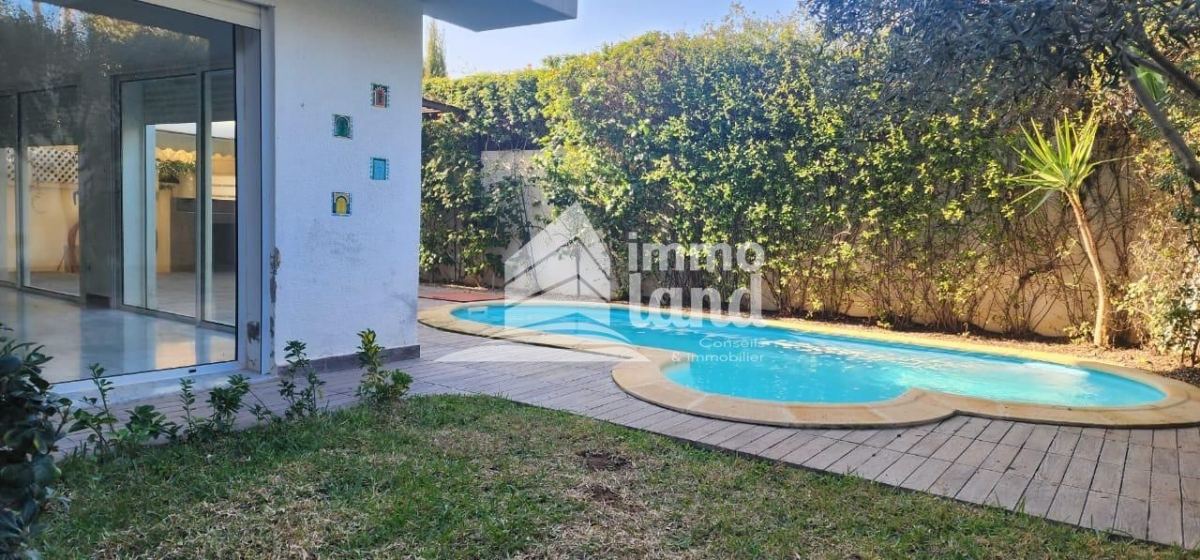 La Marsa Cite El Khalil Location Maisons Villa s4 avec piscine  la marsa