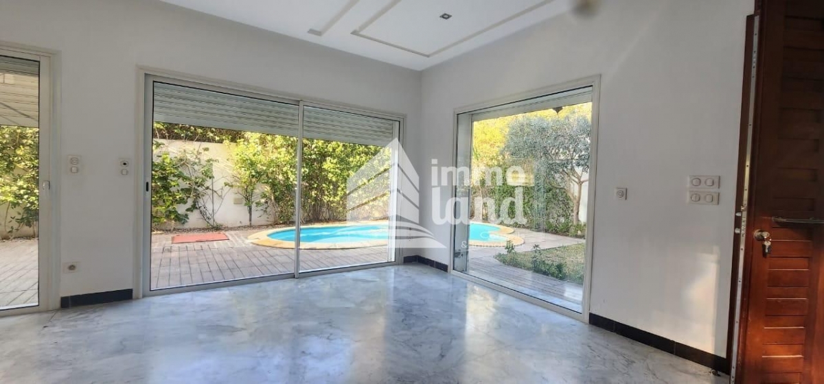 La Marsa Cite El Khalil Location Maisons Villa s4 avec piscine  la marsa