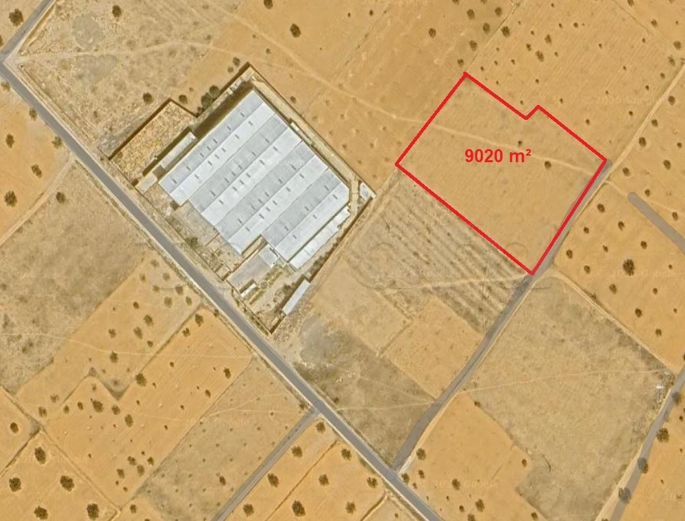 Sakiet Eddaier Essaadi Terrain Terrain nu Route de mahdia km 18 superficie 9020 m2