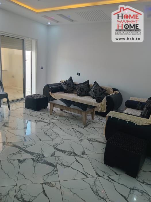 Hammam El Ghezaz Ezzahra Location Appart. 3 pices Rdc de villa meubl randa  hamem ghzez