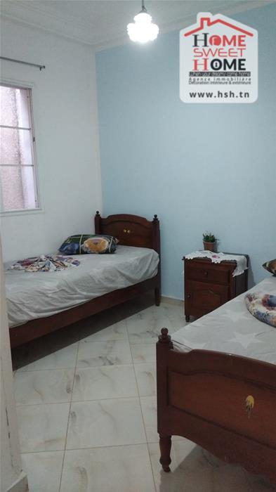 Kelibia Dar Allouche Location Appart. 3 pices Etage de villa s2 meubl yara  dar allouch