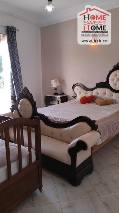 Kelibia Dar Allouche Location Appart. 3 pices Etage de villa s2 meubl yara  dar allouch
