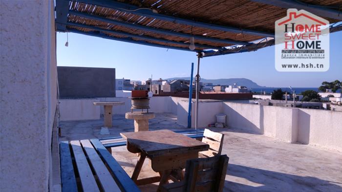 Kelibia Dar Allouche Location Appart. 3 pices Etage de villa s2 meubl yara  dar allouch