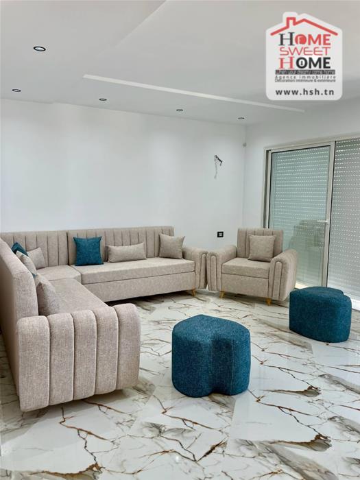 Hammam El Ghezaz Hammam El Ghezaz Location Appart. 3 pices Etage de villa s2 meubl mira  dar allouch