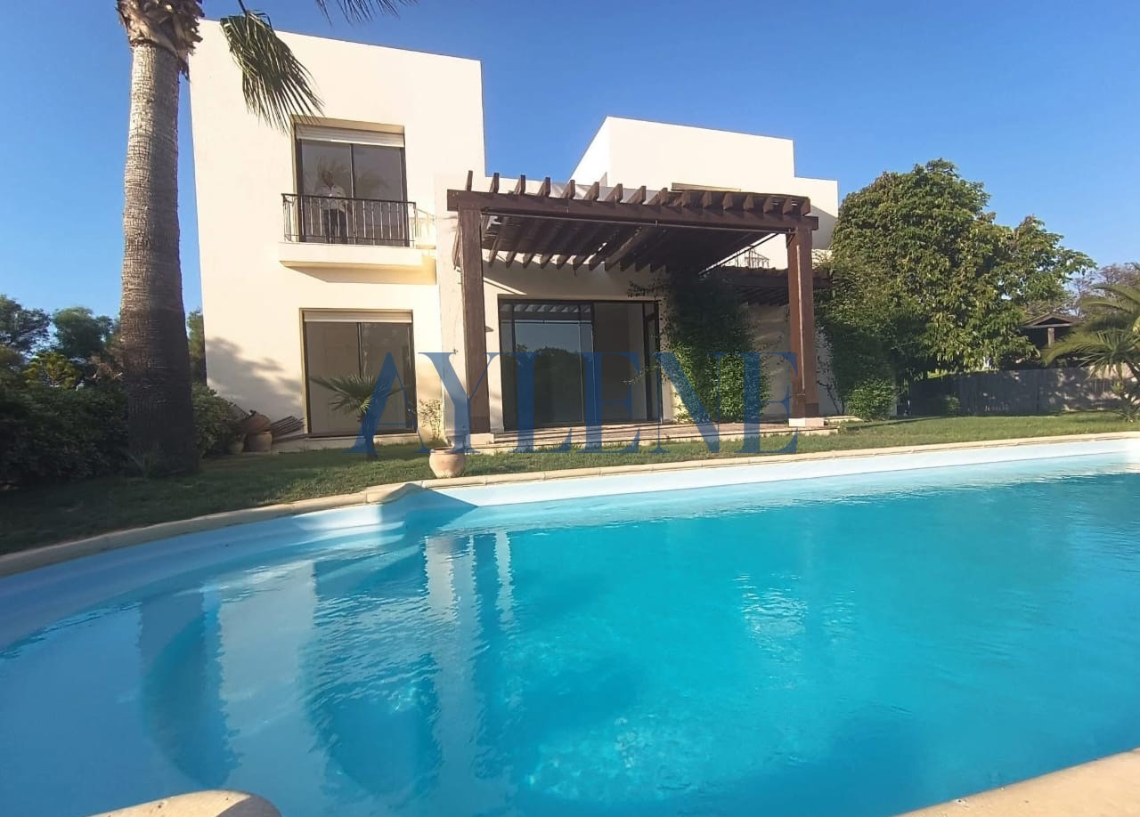 La Marsa Gammart Location Maisons Villa s4 avec piscine  gammarth