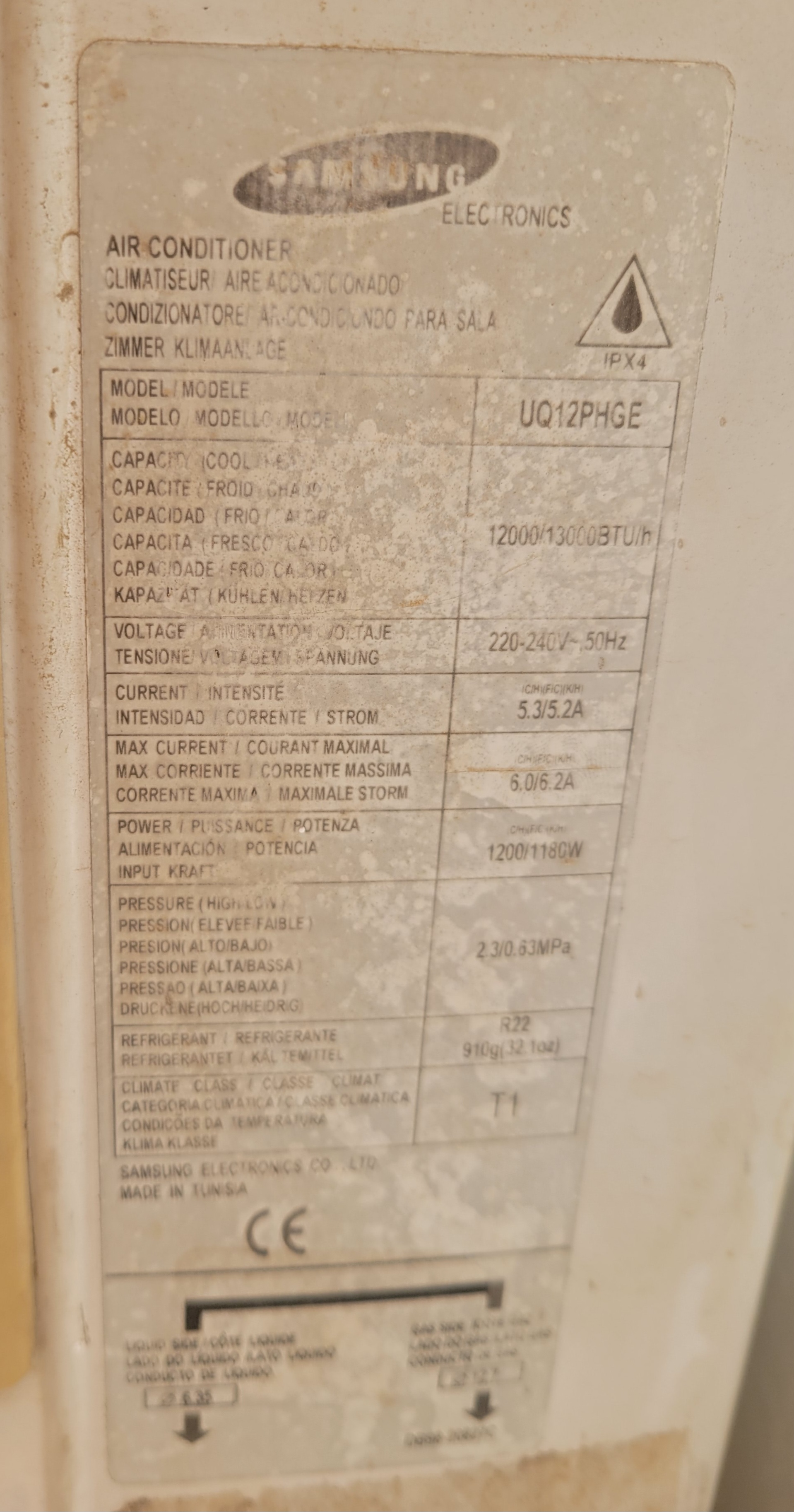 El Omrane Superieur Cite Ibn Khaldoun I Climatiseur Autre Climatiseur 12000 btu a rparer