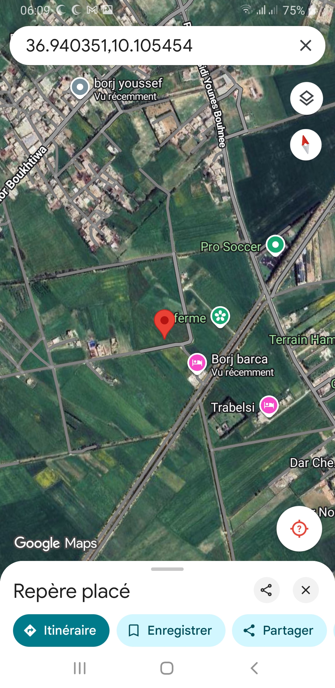 Sidi Thabet Borj Youssef Terrain Terrain nu Bel emplacement