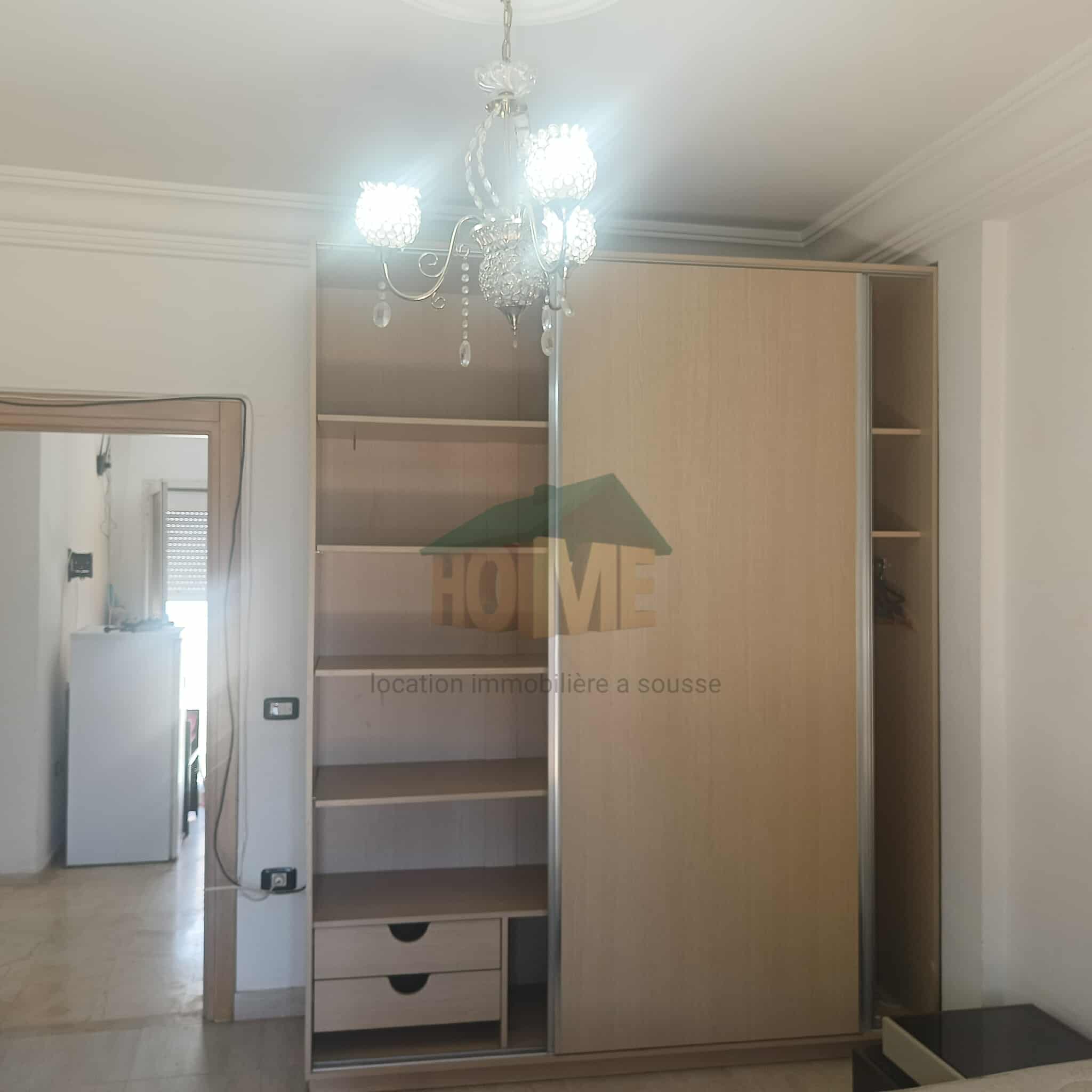 Sousse Jaouhara Sahloul Location Appart. 2 pices S1 meubl a lanne