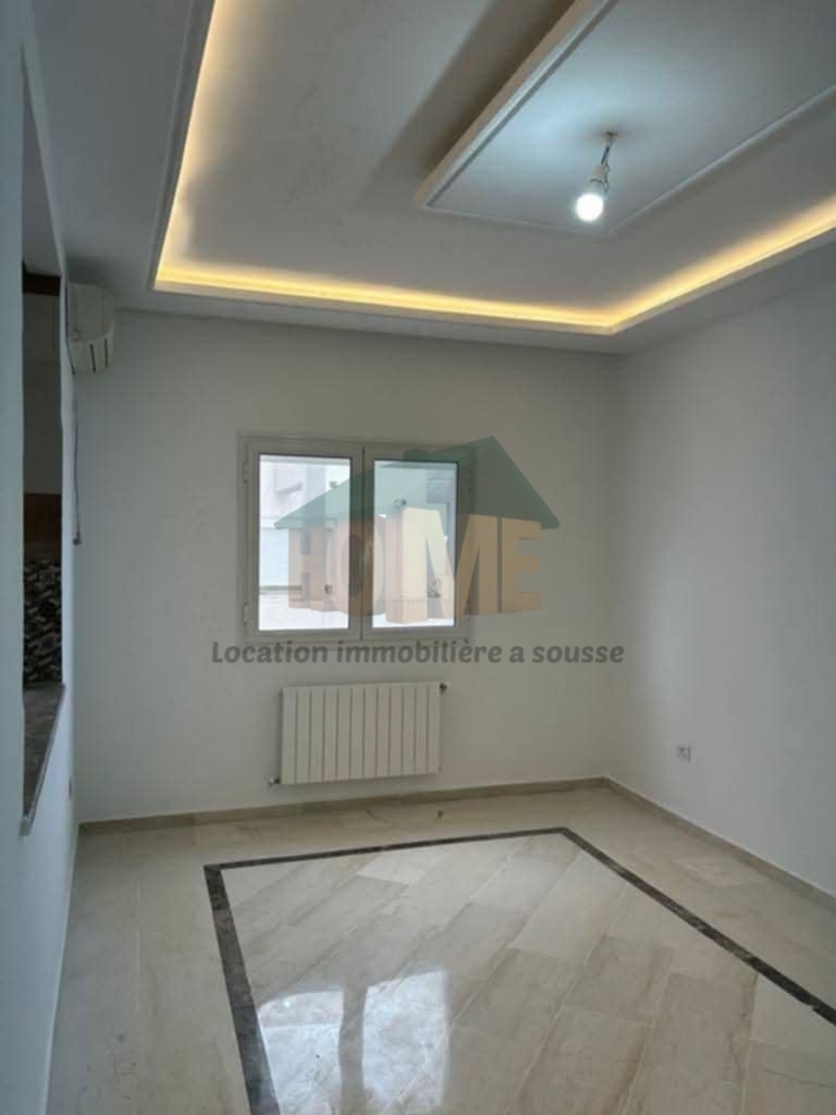 Sousse Jaouhara Sahloul Location Appart. 2 pices S2 sans meuble a sahloul