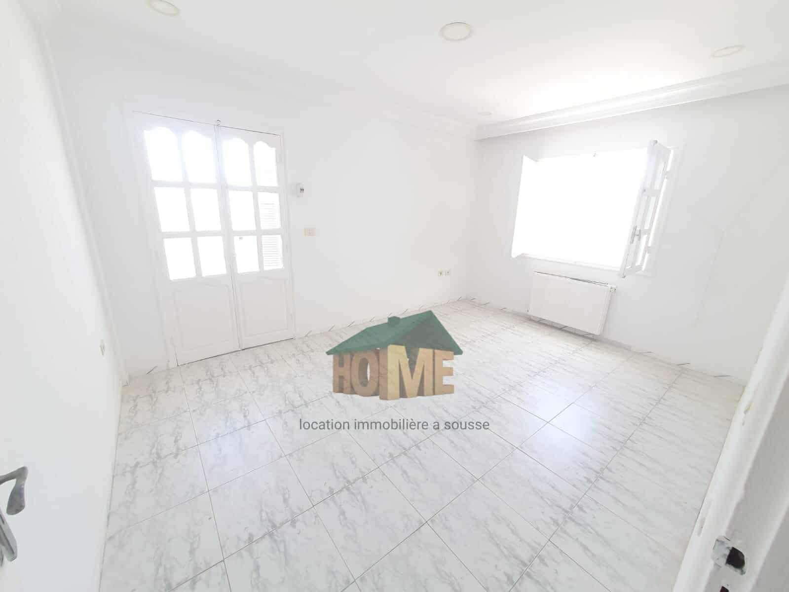 Sousse Jaouhara Cite Sahloul Location Appart. 2 pices 2 sans meuble a sahloul
