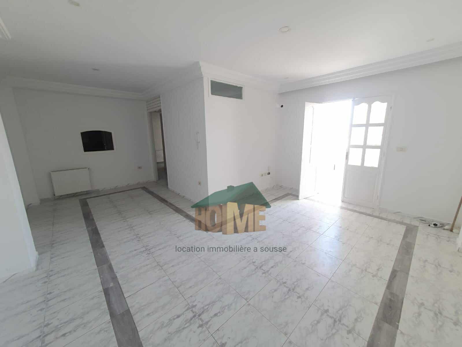 Sousse Jaouhara Cite Sahloul Location Appart. 2 pices 2 sans meuble a sahloul