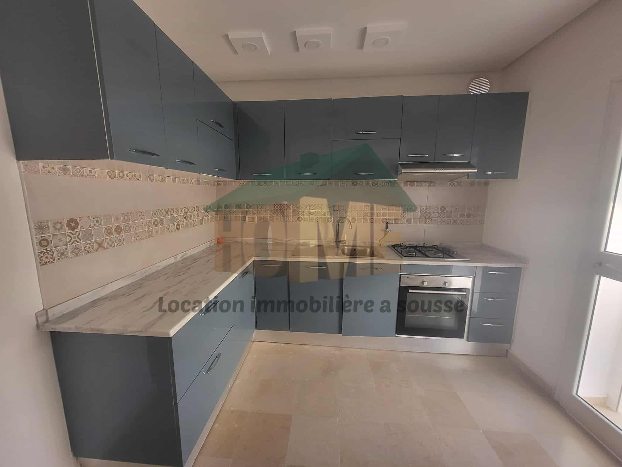 Sousse Jaouhara Sahloul Location Appart. 3 pices S2 sans meuble idal pour couple