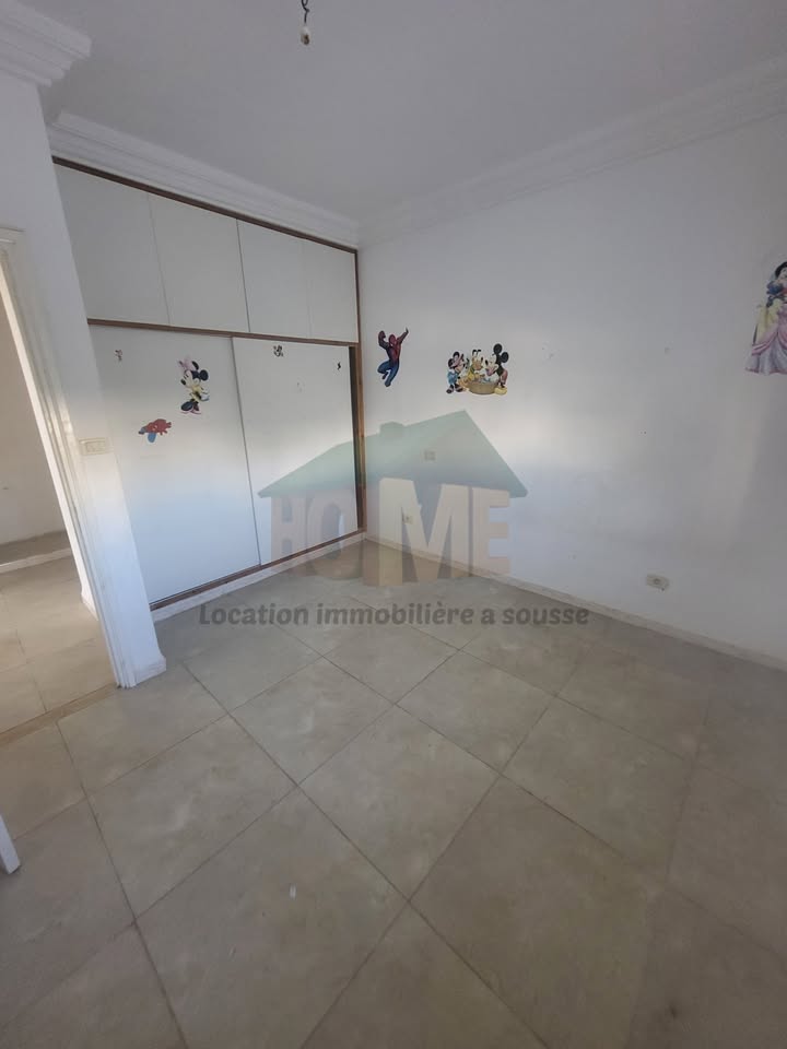 Sousse Jaouhara Sahloul Location Appart. 3 pices S3 sans meuble a sahloul
