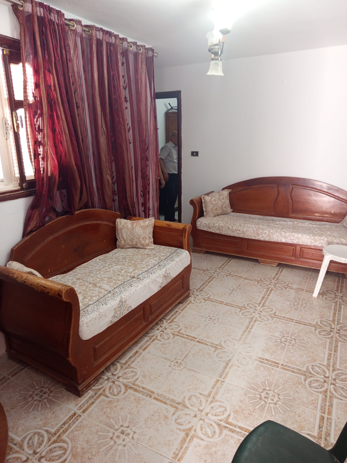 El Menzah El Manar 1 Location Appart. 2 pices Un rdc de villa s1 meubl  manar1