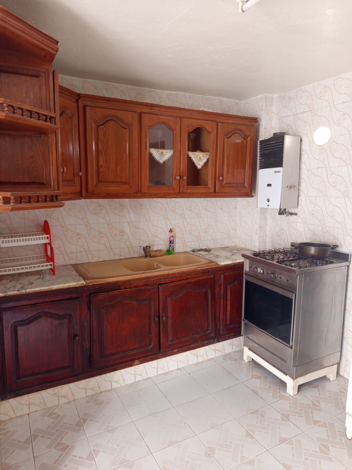 El Menzah El Manar 1 Location Appart. 2 pices Un rdc de villa s1 meubl  manar1