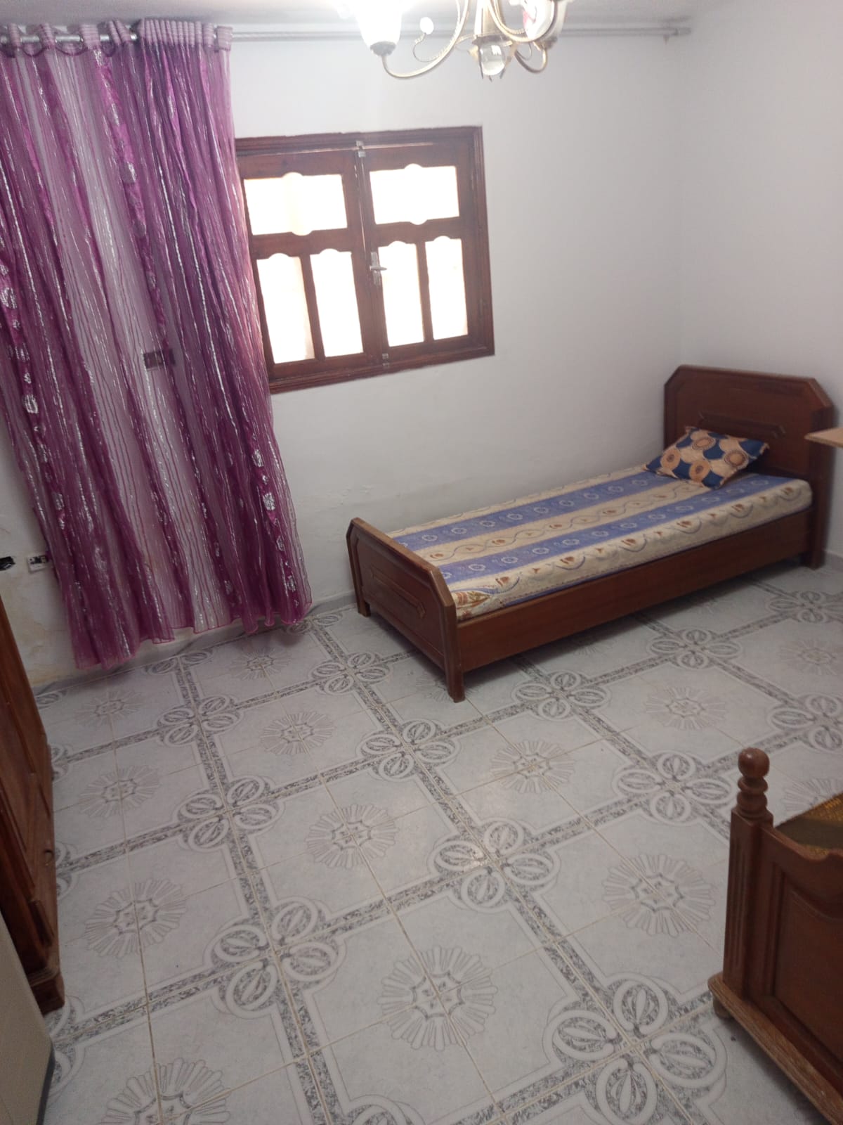 El Menzah El Manar 1 Location Appart. 2 pices Un rdc de villa s1 meubl  manar1