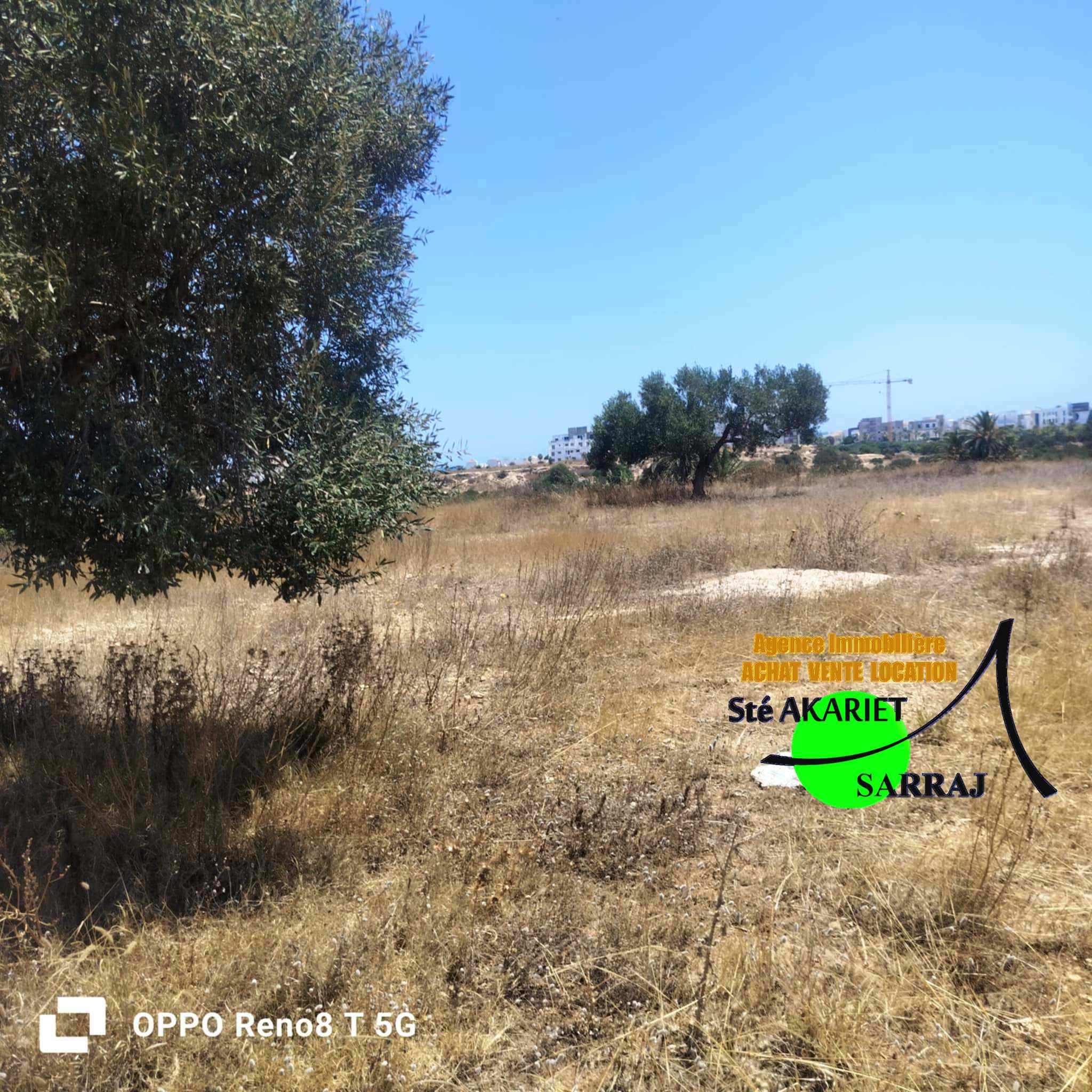 Hammam Sousse El Kantaoui Terrain Terrain agricole Terrain d'investissement 1150m  hmada kantaoui