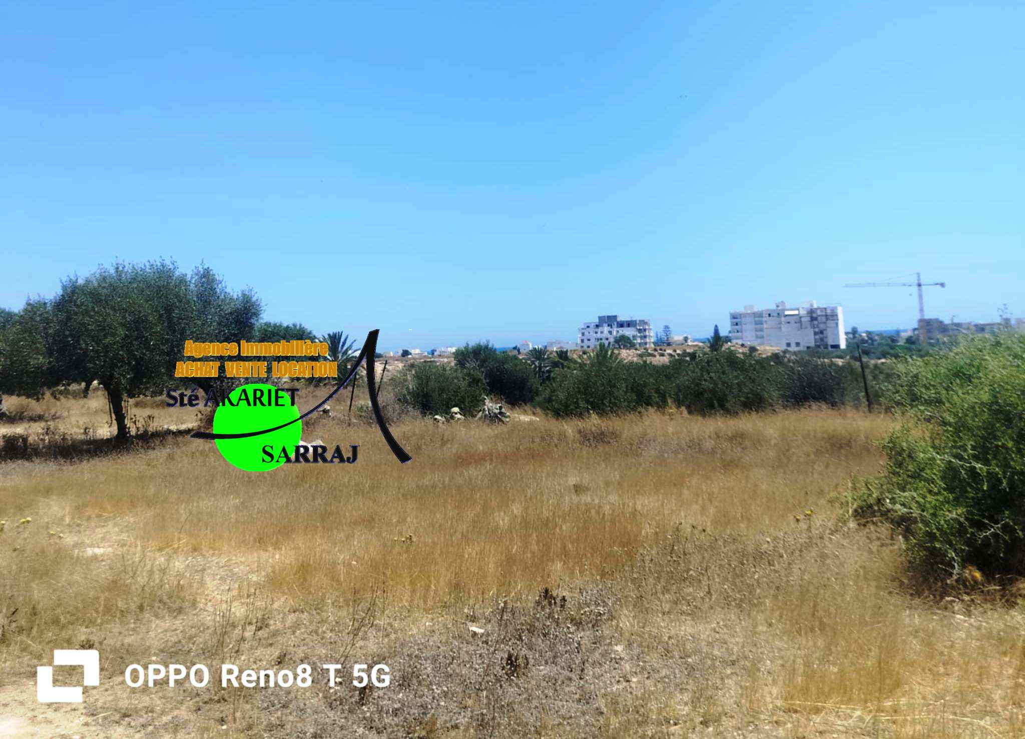 Hammam Sousse El Kantaoui Terrain Terrain agricole Terrain d'investissement 1150m  hmada kantaoui