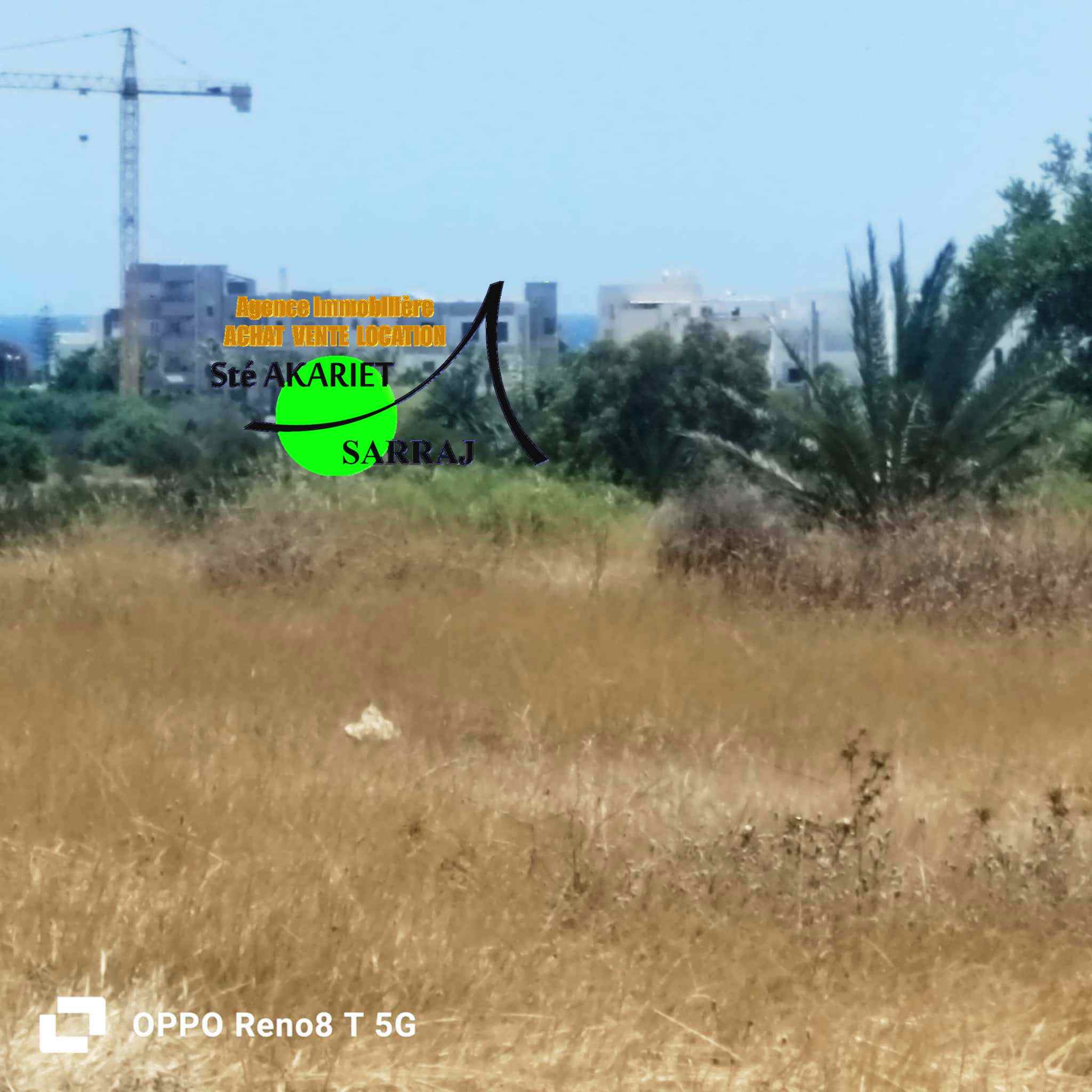 Hammam Sousse El Kantaoui Terrain Terrain agricole Terrain d'investissement 1150m  hmada kantaoui