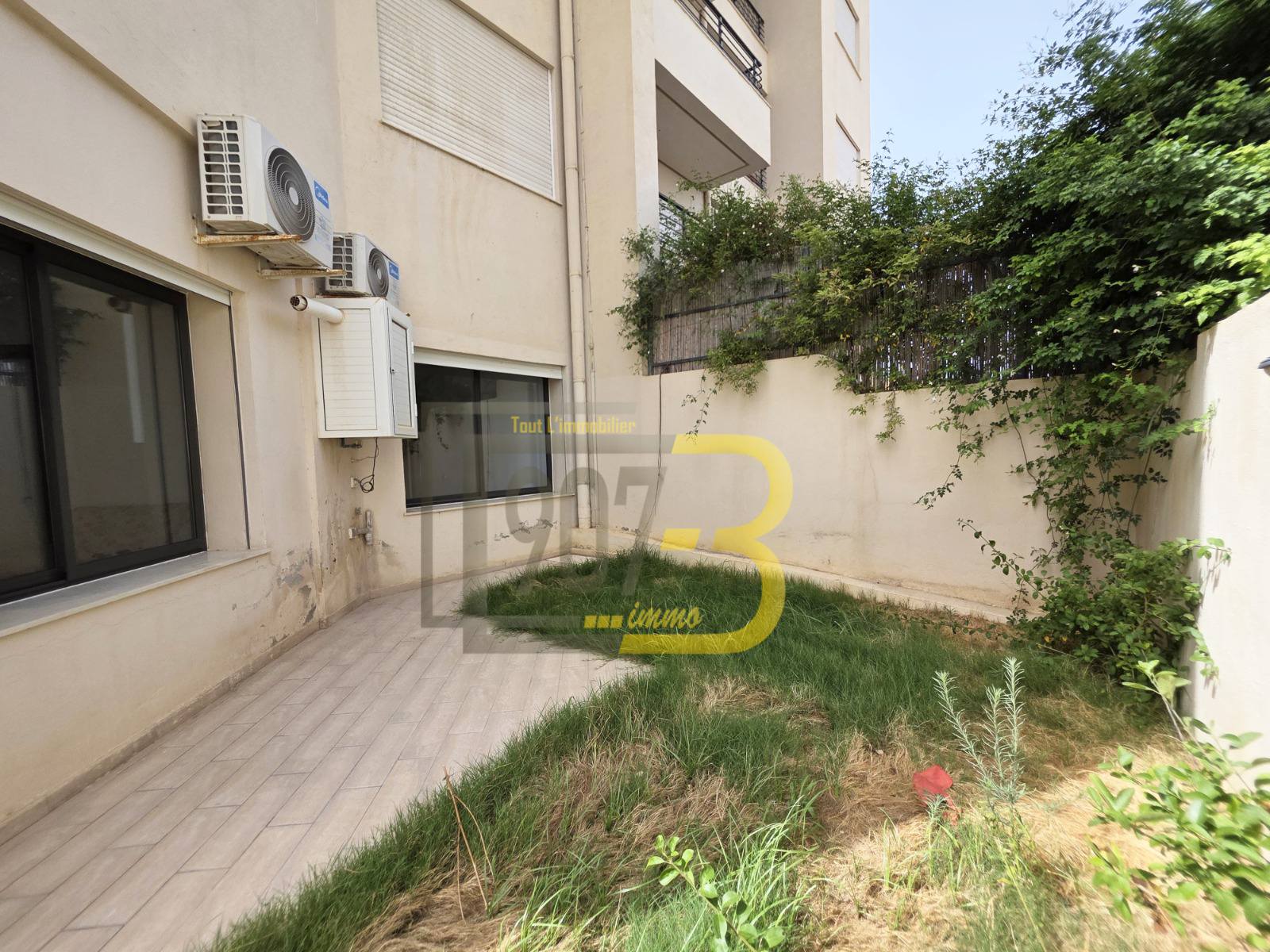 Ariana Ville Cite El Intissar 2 Location Appart. 2 pices Un appartement s2 avec jardin  enassr 2