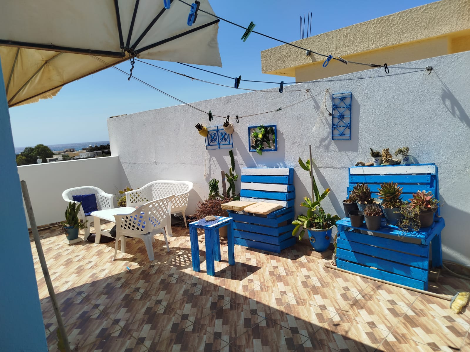 El Haouaria Cite Touristique Location Duplex Duplex tres luxueux plage sud elchatt guebli
