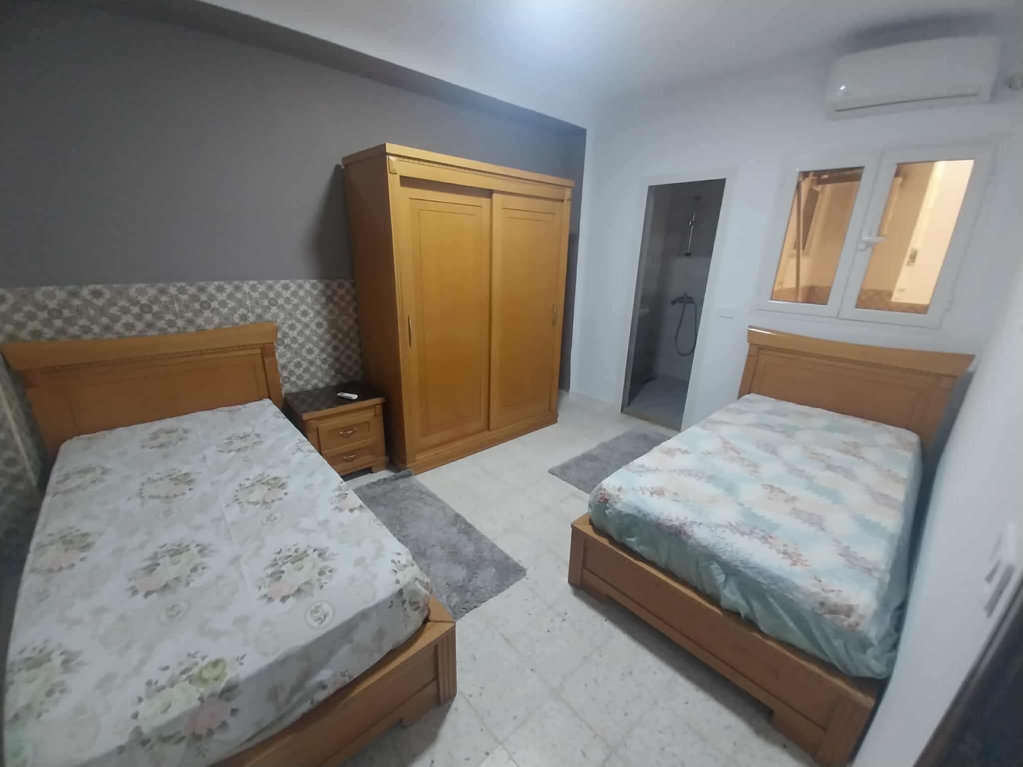 Raoued Ariana Essoughra Location Appart. 2 pices S1 900 meuble a ariana essoughra