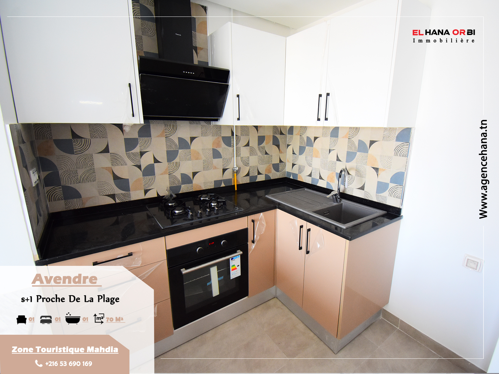 Mahdia Mahdia Vente Appart. 1 pice S1 luxe et directement promoteur