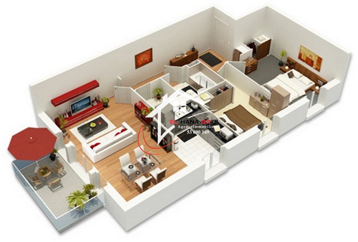 Mahdia Mahdia Vente Appart. 1 pice Des appartements s1 s2 s3 en cours de construction